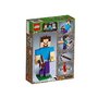 LEGO - Minecraft Steve BigFig cu papagal - 3