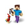 LEGO - Minecraft Steve BigFig cu papagal - 4