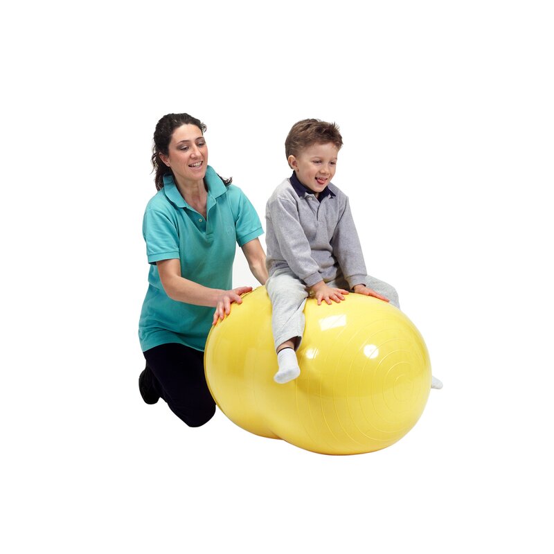 Gymnic - minge fizioterapeutica aluna physio diametru 55 cm, galben