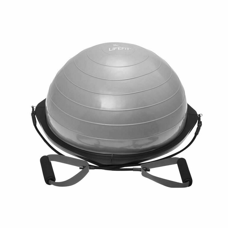 Dhs - minge echilibru bosu ball 58cm argintie