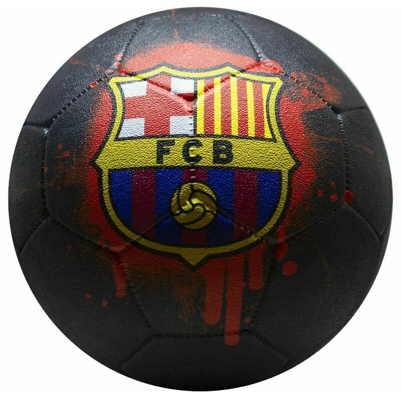 Minge de fotbal Marimea 5 Streetball Logo Grafitti Fc Barcelona