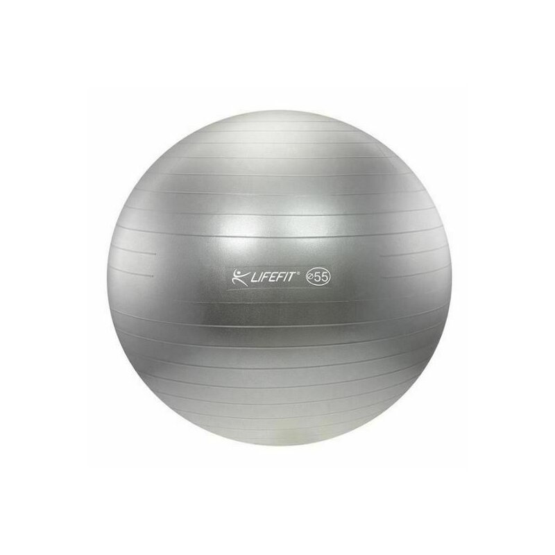 Dhs - minge gimnastica 55 cm argintie