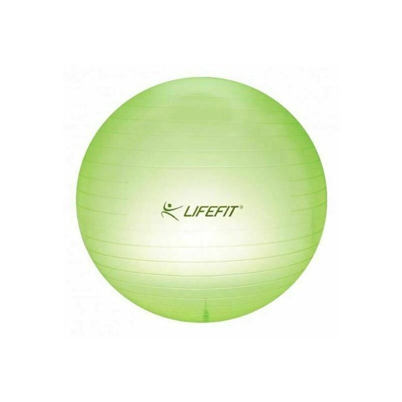 Dhs - minge gimnastica 65cm verde deschis transparent