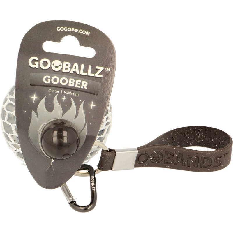 Keycraft - minge tip strugure cu sclipici gooballz, gri