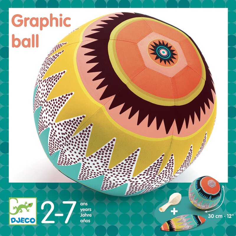 Djeco – Minge usoara , Graphic ball Diverse Jucarii