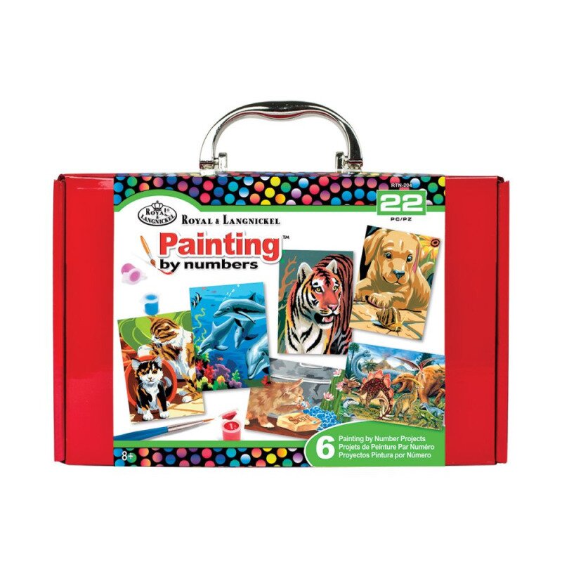 Mini set 6 proiecte - picteaza pe numere 23 piese