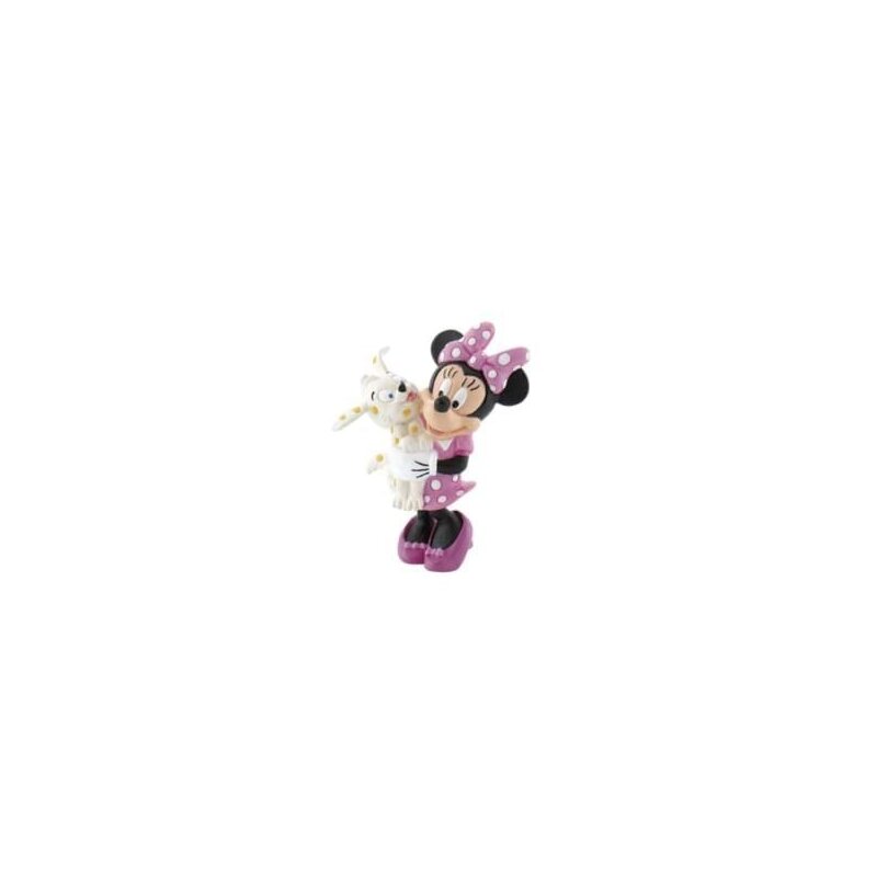 Bullyland - figurina minnie with puppy