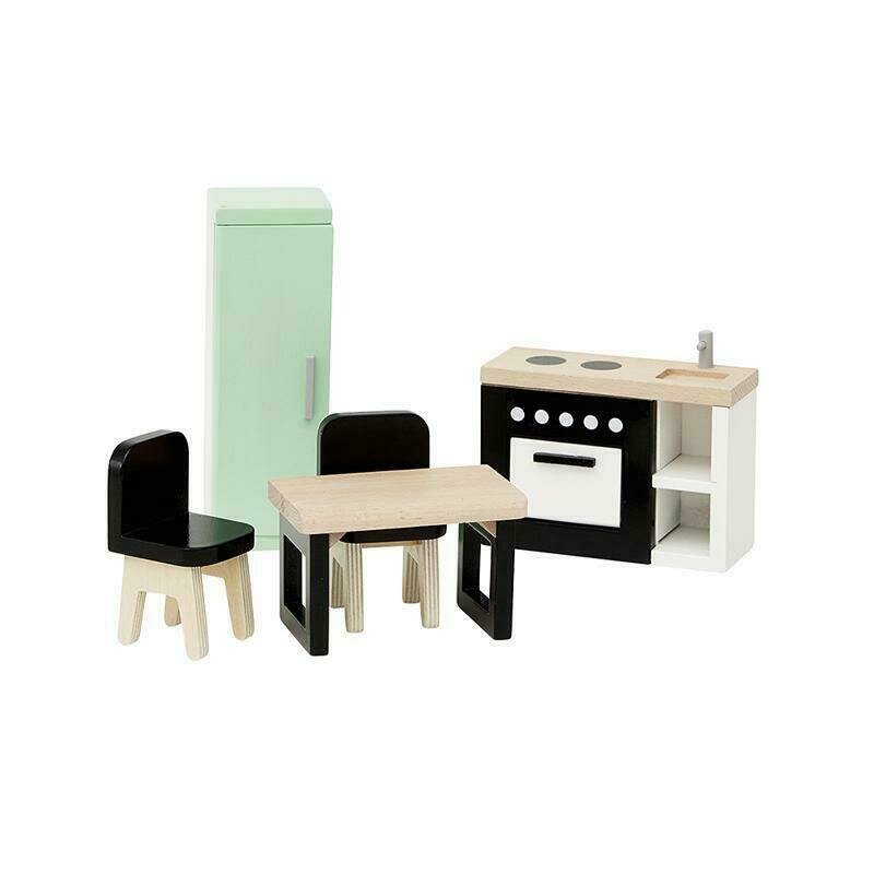 Byastrup - mobilier casuta papusi din lemn bucatarie +3 ani