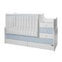 Mobilier, Maxi Plus, 70x160 cm, transformabil, White Baby Blue - 1