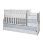 Mobilier, Maxi Plus, 70x160 cm, transformabil, White Baby Blue - 2