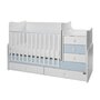 Mobilier, Maxi Plus, 70x160 cm, transformabil, White Baby Blue - 3