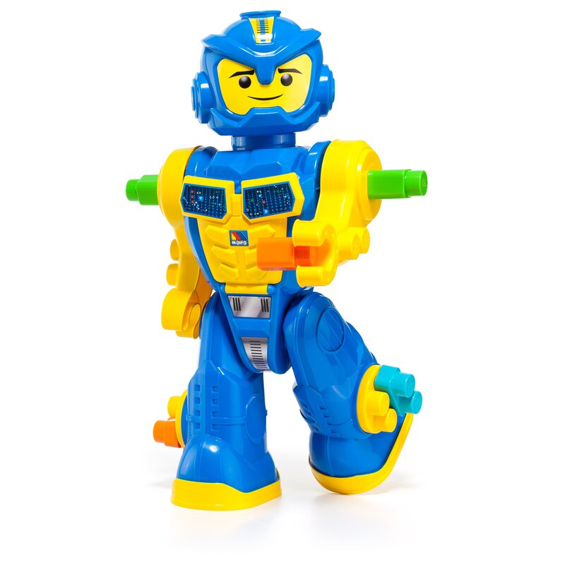 Molto - set de constructie robot transformers cu 15 de cuburi