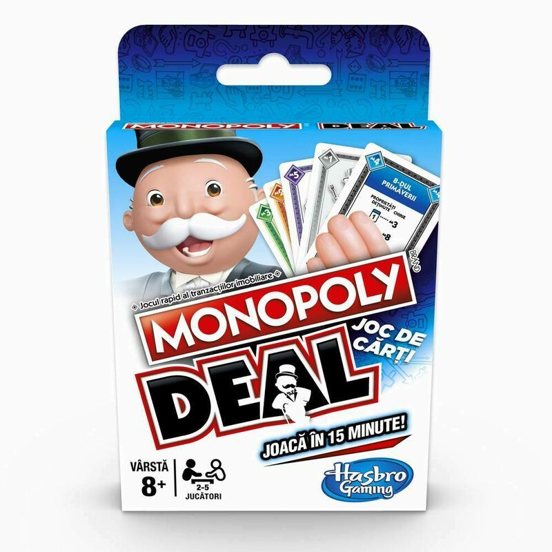 Hasbro - Carti de joc Monopoly Deal, In limba romana