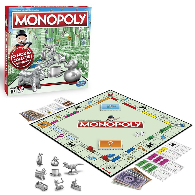 Hasbro - MONOPOLY CLASIC LIMBA ROMANA