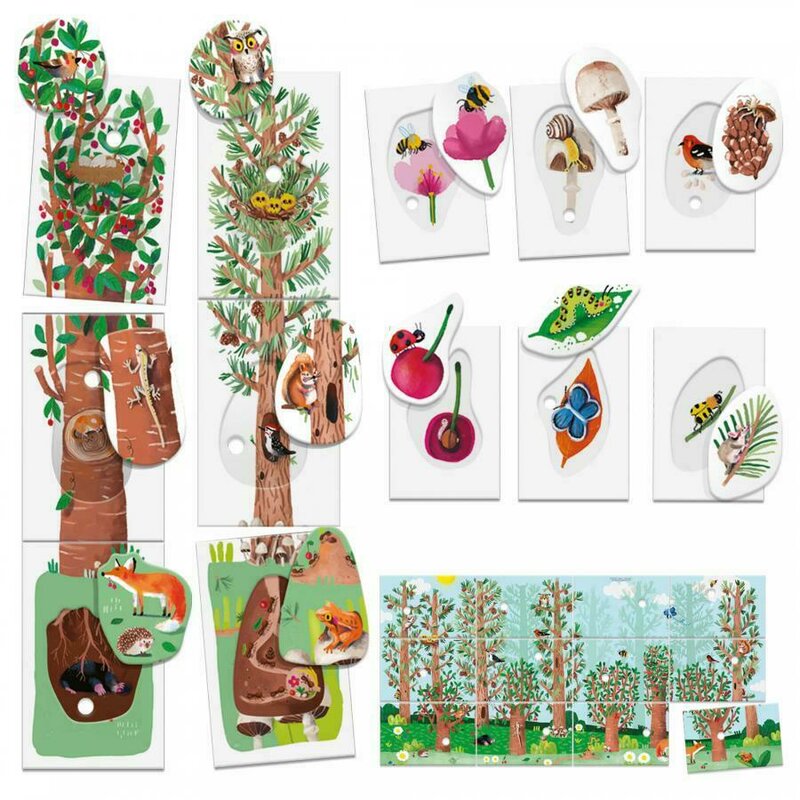 Headu - set cartonase sa invatam natura montessori