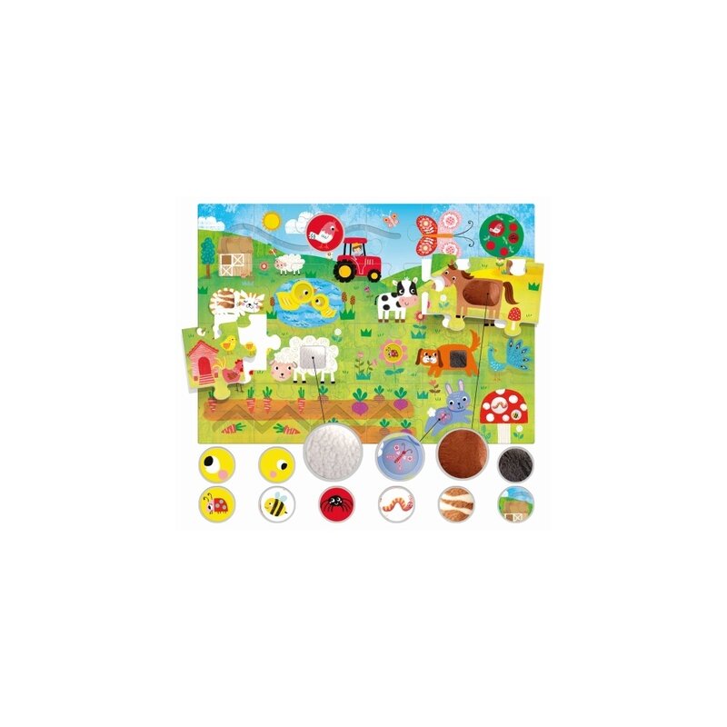 Headu - montessori puzzle tactil