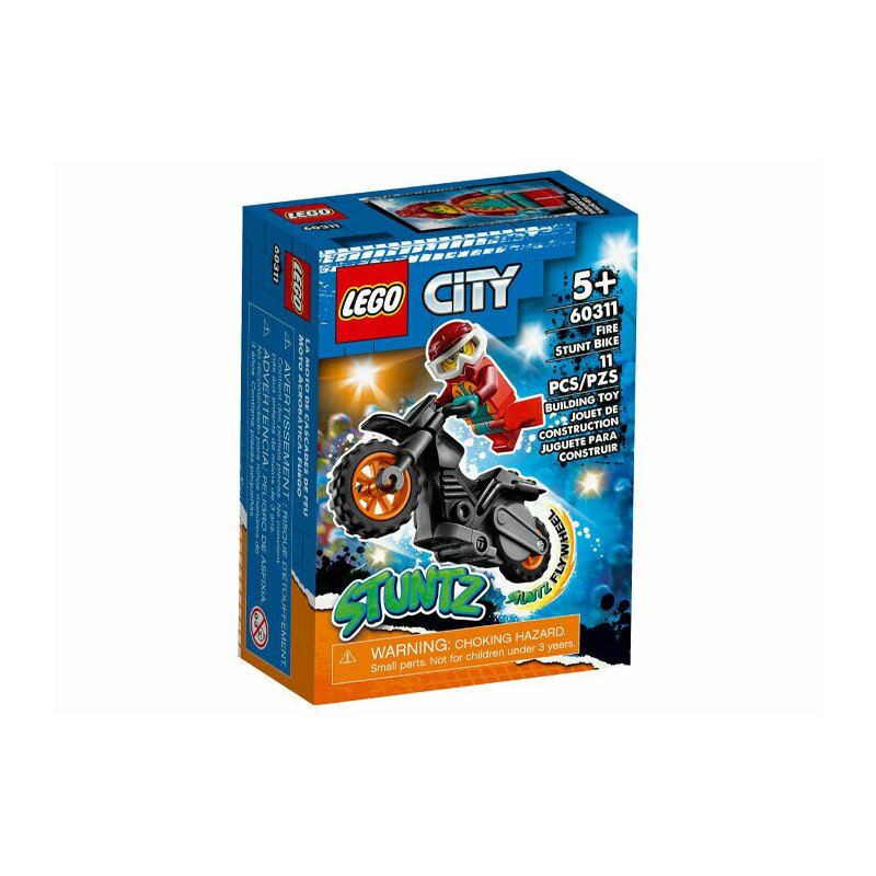 Lego - motocicleta de cascadorii flacara