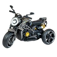 Motocicleta electrica pentru copii, 12 V, Baby Mix, Cu  muzica si lumini LED, Calabre, Black