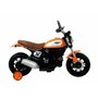 Motocicleta electrica pentru copii, cu roti ajutatoare, QK307, LeanToys, 4776, Portocaliu - 3
