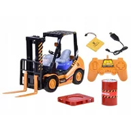 Stivuitor, Jokomisiada, Cu telecomanda, Cu accesorii, Include cablu USB, baterie, Dezvolta abilitatile motorii si senzoriale, 3 ani+, Orange