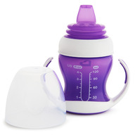 Cana, Munchkin, Gentle, Cu manere, 118 ml, Fara BPA, 4 luni+, Violet