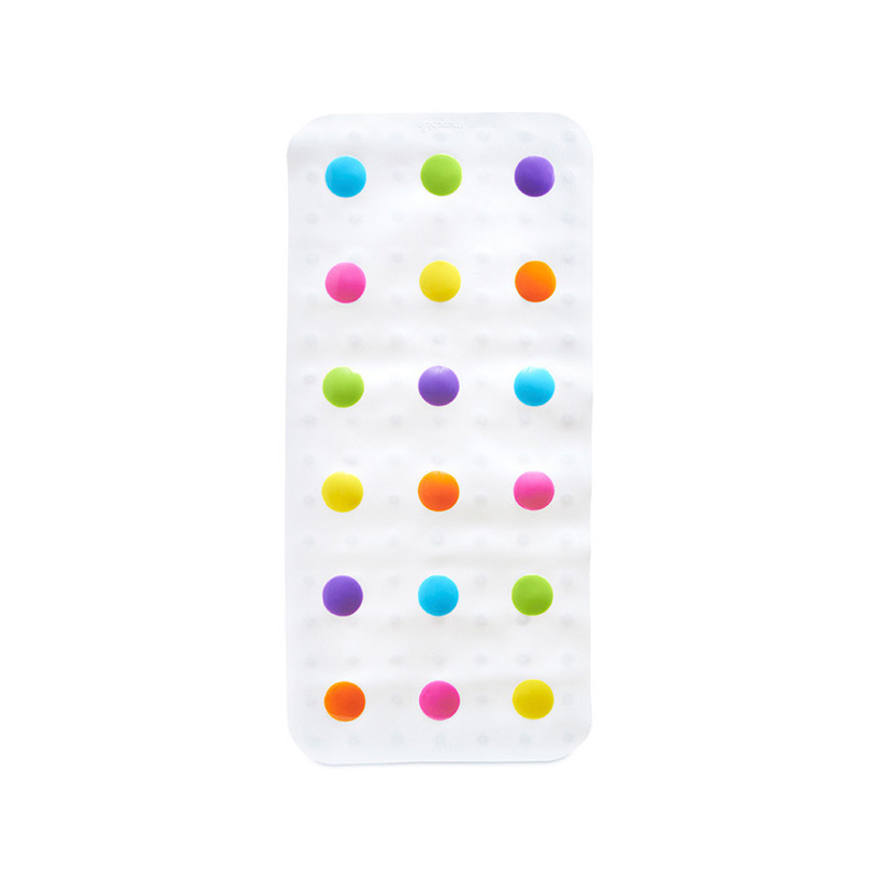 Covoras, Munchkin, Dots, Antiderapant, Pentru baie, 77x36 cm, Multicolor