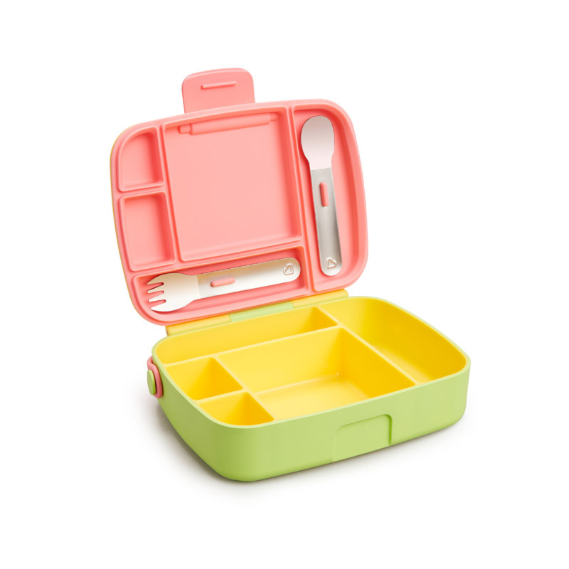 MCK CUTIE BENTO LUNCH, CU USTENSILE DIN INOX, 18L+ - YELLOW