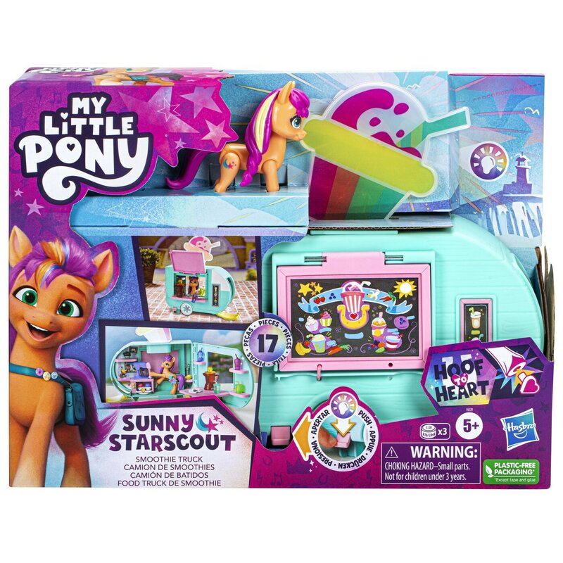 MY LITTLE PONY RULOTA DE SMOOTHIE A LUI SUNNY STARSCOUT