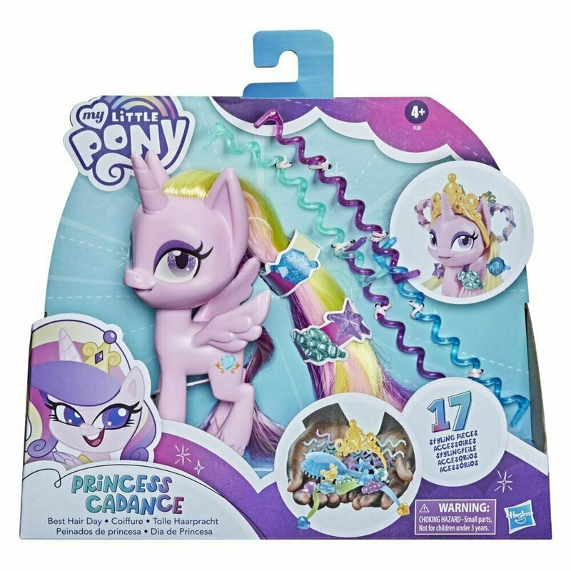 Hasbro - figurina printesa cadance , my little pony , cu accesorii pentru par