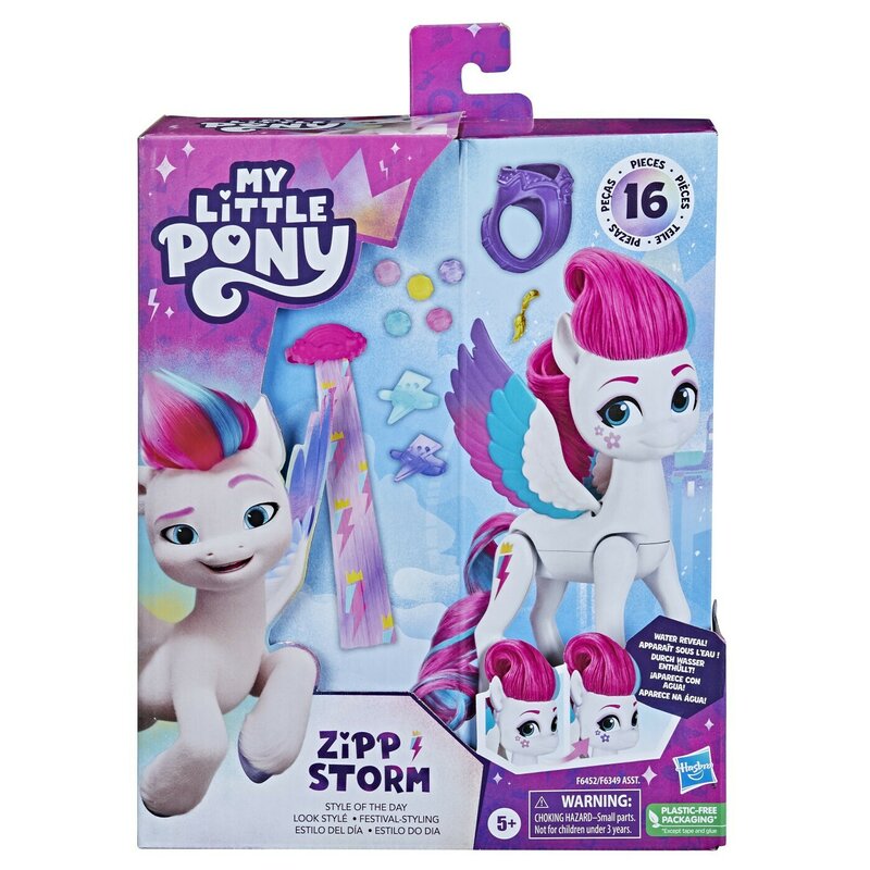 MY LITTLE PONY SET FIGURINA STYLE OF THE DAY ZIPP STORM 14CM