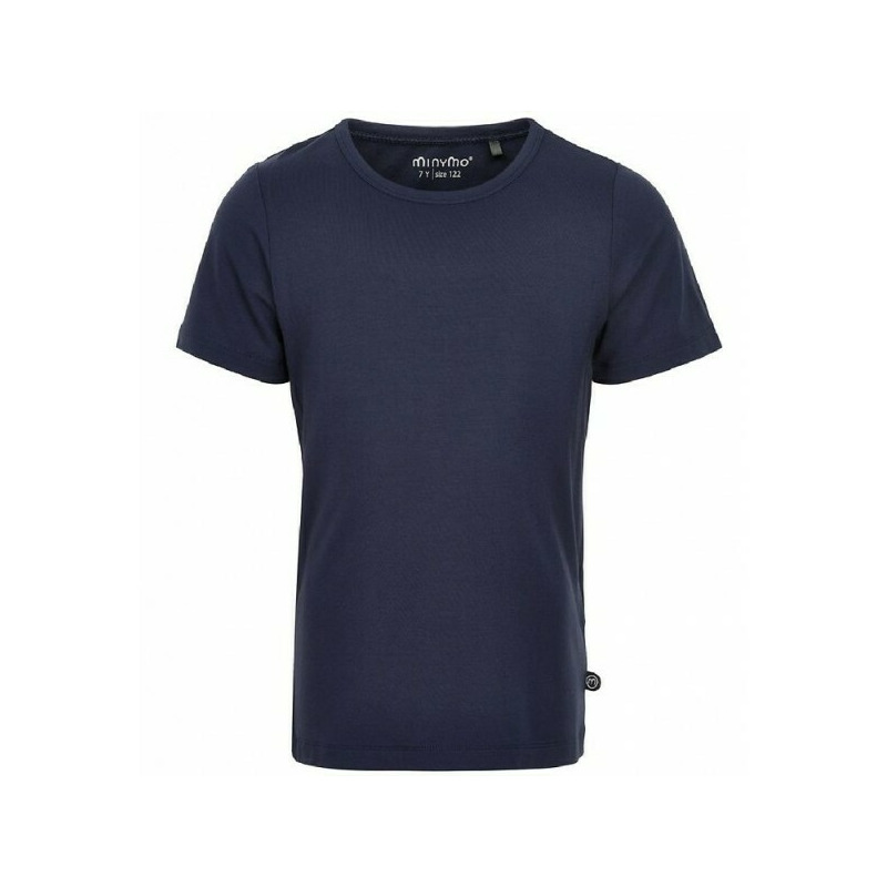 Navy 152 - Tricou fin din vascoza de bambus - Minymo