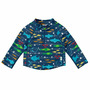 Navy Fish 12 luni - Bluza copii cu filtru UV si fermoar - Green Sprouts by iPlay - 1