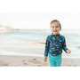 Navy Fish 12 luni - Bluza copii cu filtru UV si fermoar - Green Sprouts by iPlay - 2