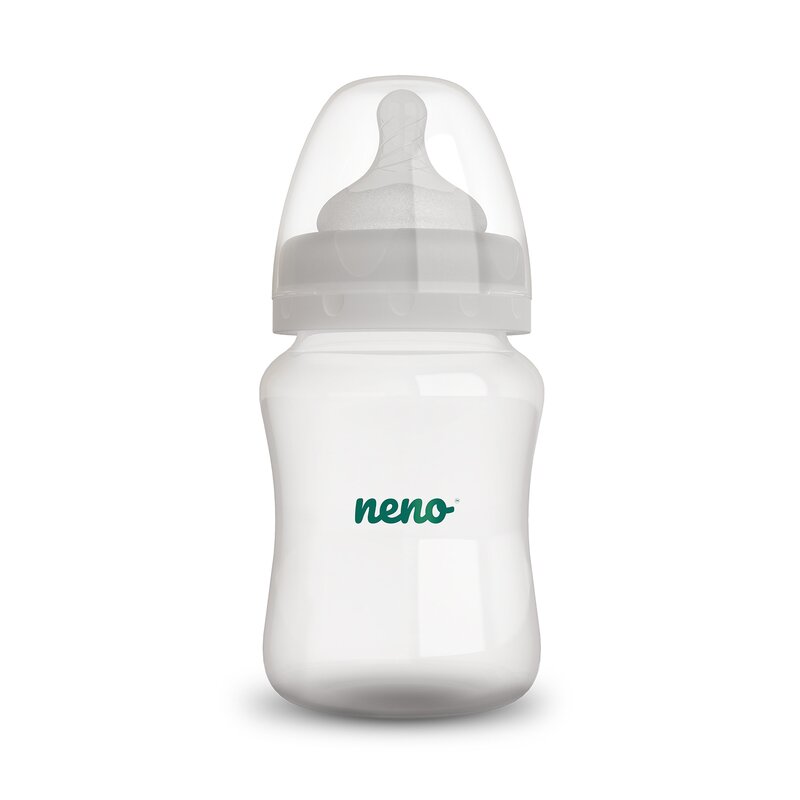 Neno – biberon cu tetina silicon 150 ml, anti-colici, debit lent