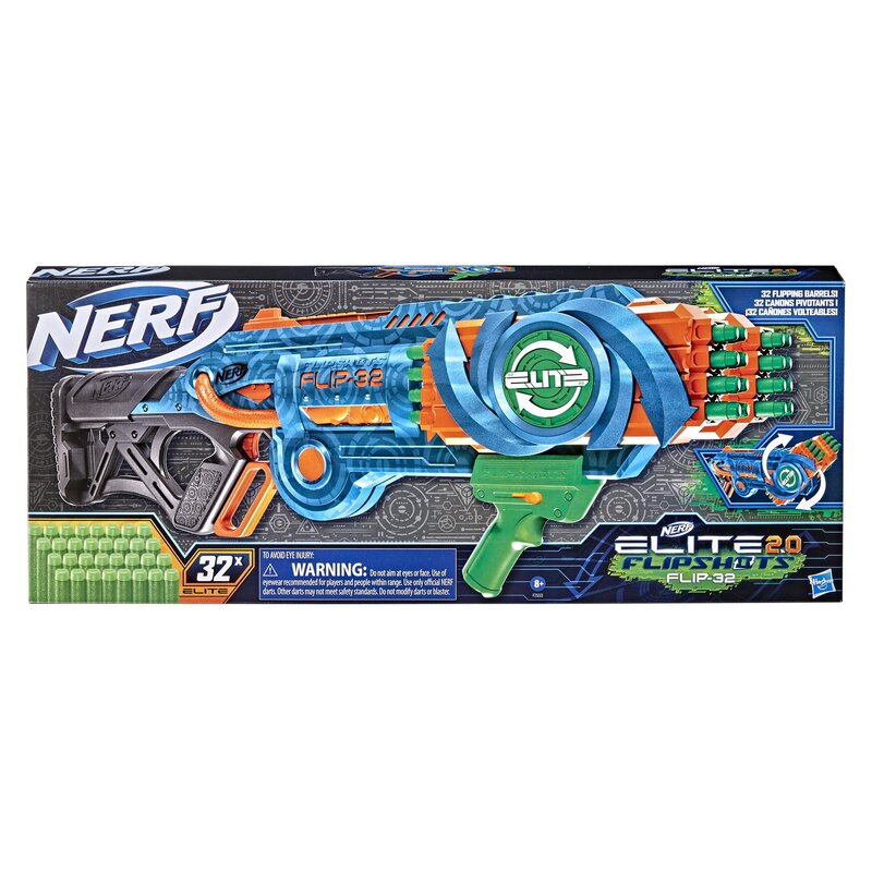 Hasbro - NERF BLASTER ELITE FLIP 32 CARTUSE