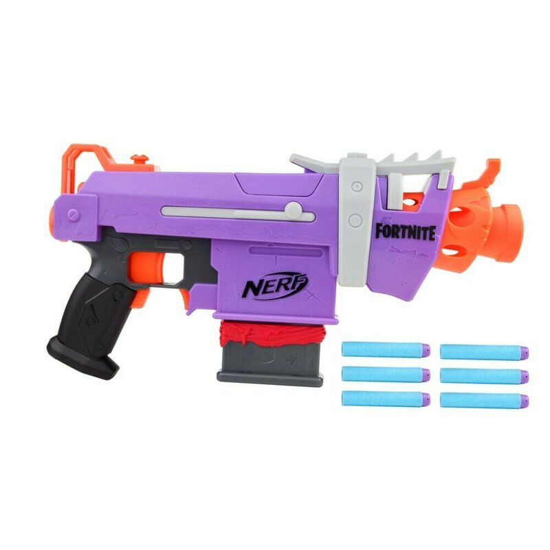 Hasbro - Arma de jucarie Nerf FN SMG , Fortnite, Multicolor