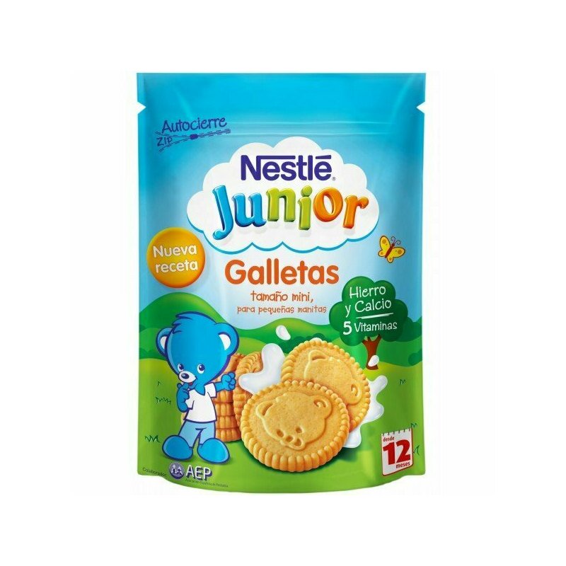 Nestle - biscuiti junior, 180g, de la 12 luni