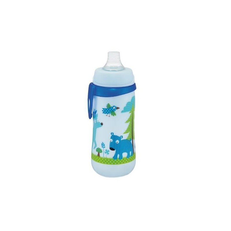Nip - cana first cup boy pp 330 ml, cu clip de prindere, 12+ luni