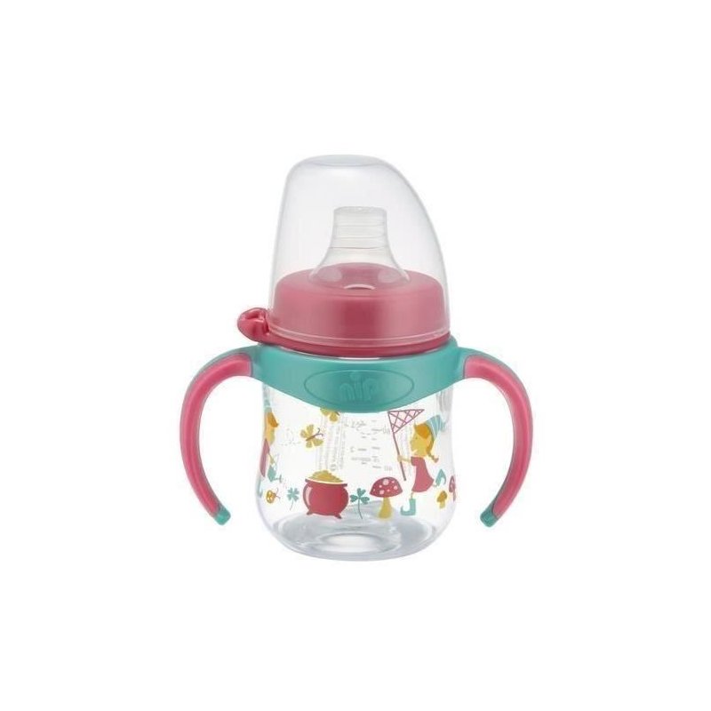 Nip - canuta training bottle girl 150 ml, pp, 6+ luni