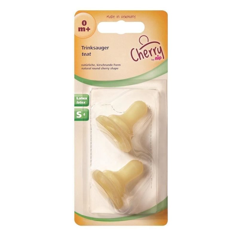 Nip - tetine latex cherry, pentru ceai, marime universala
