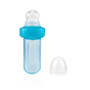 Dispozitiv de hranire, Nuby, Pentru alimente lichide sau semi-solide, Silicon, Fara BPA, 6+ luni, Albastru - 1