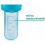 Dispozitiv de hranire, Nuby, Pentru alimente lichide sau semi-solide, Silicon, Fara BPA, 6+ luni, Albastru - 3