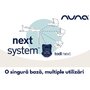 Nuna - Set Scaun auto rotativ i-Size TODL next Biscotti, 40-105 cm + Baza isofix BASE next i-Size pentru TODL next, testat ADAC - 2