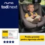 Nuna - Set Scaun auto rotativ i-Size TODL next Biscotti, 40-105 cm + Baza isofix BASE next i-Size pentru TODL next, testat ADAC - 3