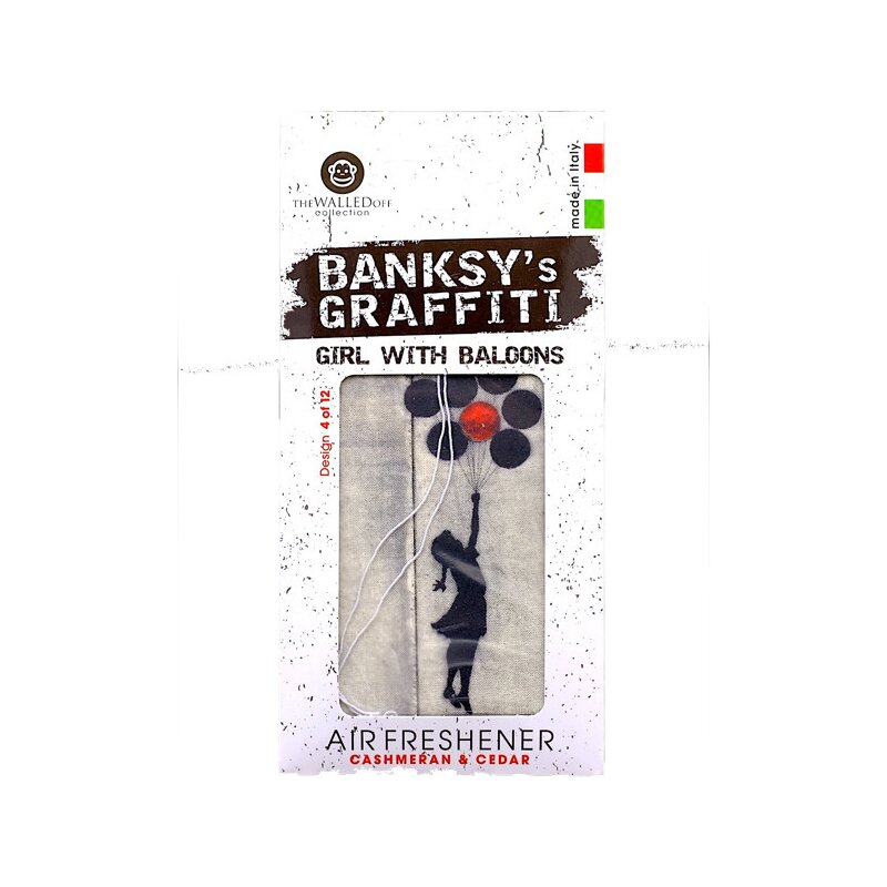 Banksy - odorizant auto girl with baloons ub27004