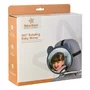 Oglinda auto, Bebe Stars, Pentru masina, Cu rotire 360 grade, Vizibilitate completa din orice unghi, Black - 5