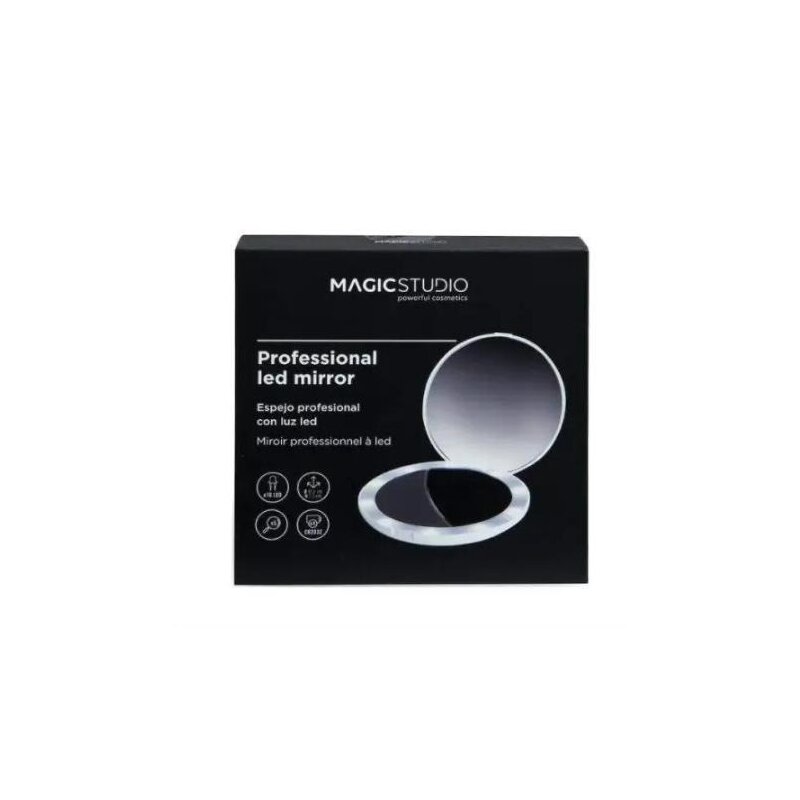 Magic studio - Oglinda cosmetica cu iluminare MS70010, 12 cm diametru