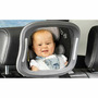 Oglinda, Reer, BabyView, Pentru masina, Cu LED pentru monitorizare bebelusi, Cu prindere pe tetiera, Gri - 4