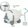 Olita copii, FreeON, In forma de avion, Potty Plane, 32 cm x 28 cm x 41 cm, White/Grey - 4