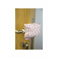 Babyjem - Opritor pentru usa cu elastic  (Culoare: Roz)